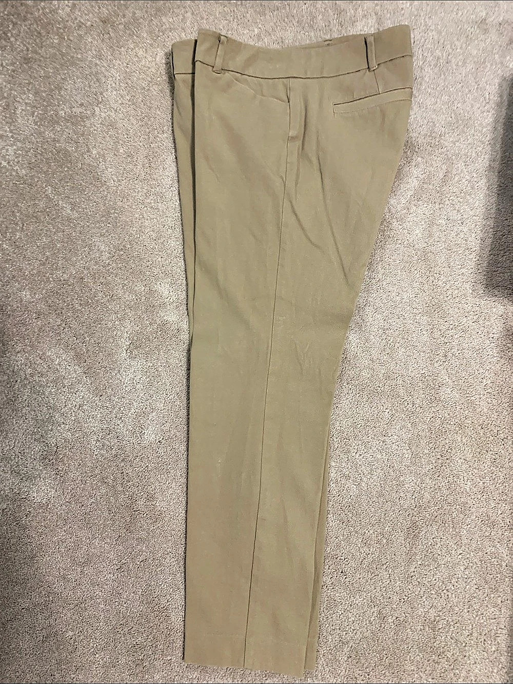 New York & Co Audrey ankle pants in Khaki